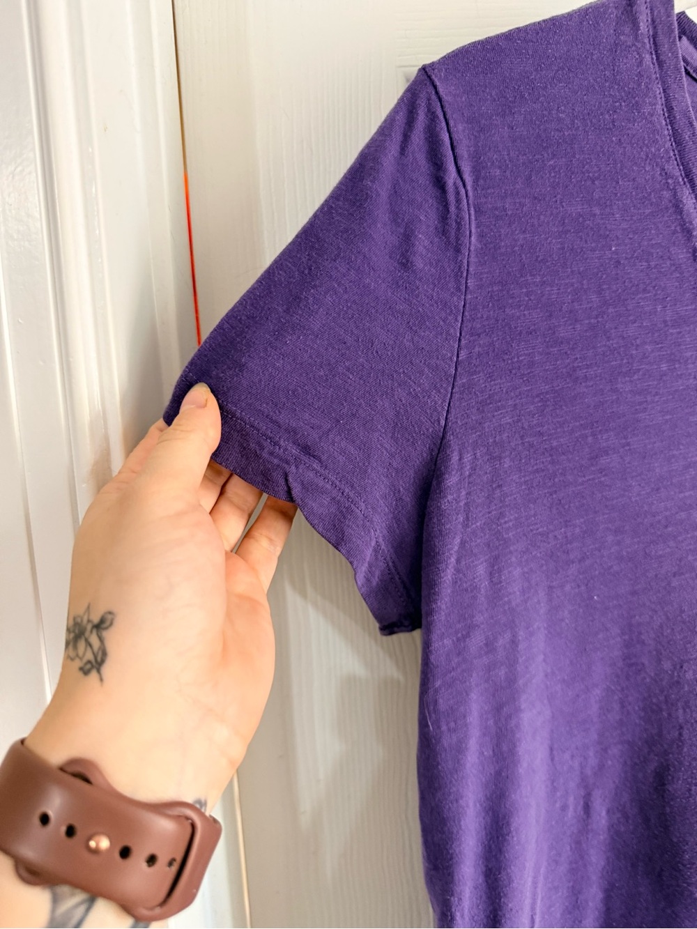 3 for 1 Everyday V-Neck Tees- Purple / Fuchsia - Picture 7 of 13